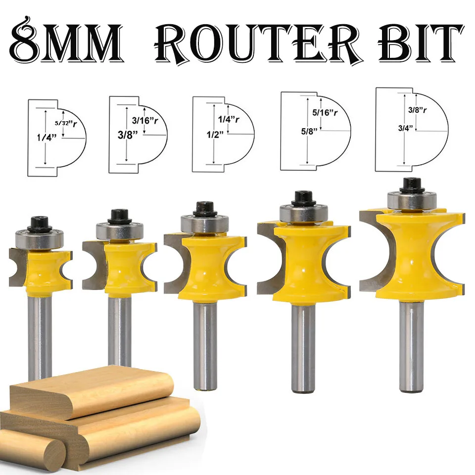 Деревянная панель двери шкафа 8 мм хвостовик фреза деревообрабатывающий долото