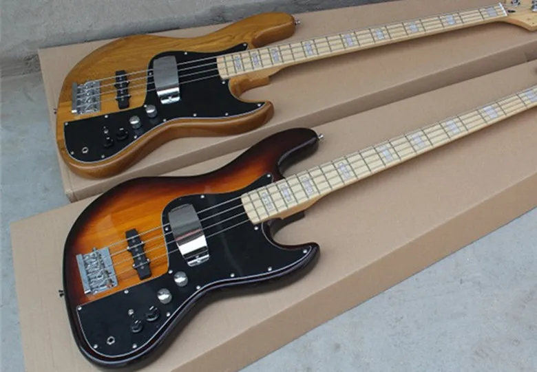 Новое поступление Firehawk Custom Shop Белый& натуральный& Sunburst активный 9 в 4 струны джаз бас гитара Маркус Миллер клен гриф
