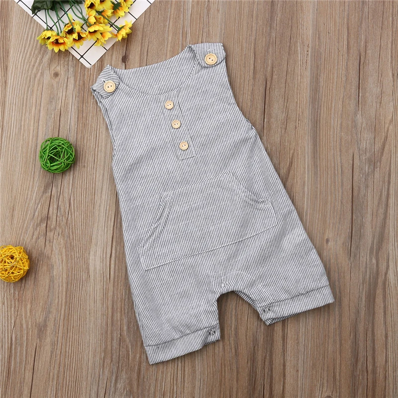 Комбинезон хлопковый для новорожденных на возраст 0 18 месяцев|Ромперы| |