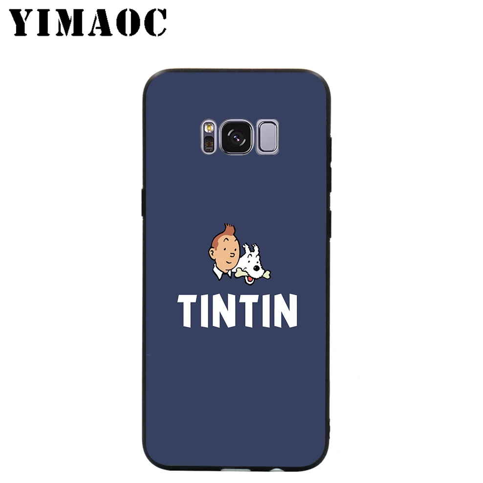 The Adventures of Tintin Soft Case for Samsung Galaxy S10 S10e S9 S8 A6 Plus S7 S6 Edge A7 A5 A3 J6 Note 9 8 |