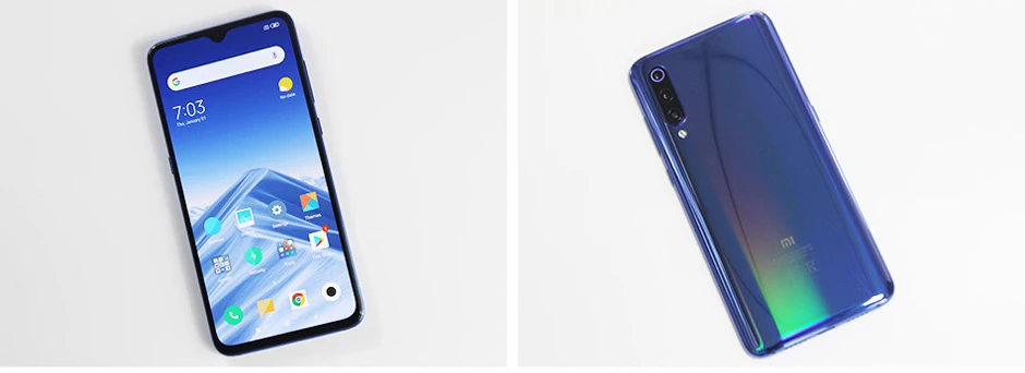 Глобальная версия Xiaomi mi 9, 6 ГБ, 64 ГБ, смартфон mi 9 Snapdragon 855, четыре ядра, 6,39 дюймов, 48 МП, тройная камера с дисплеем, отпечаток пальца
