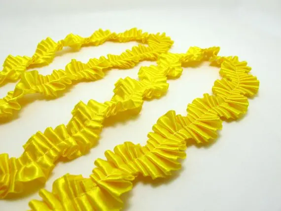 Плиссированная отделка | Гофрированная лента 1 дюймовая плиссированная