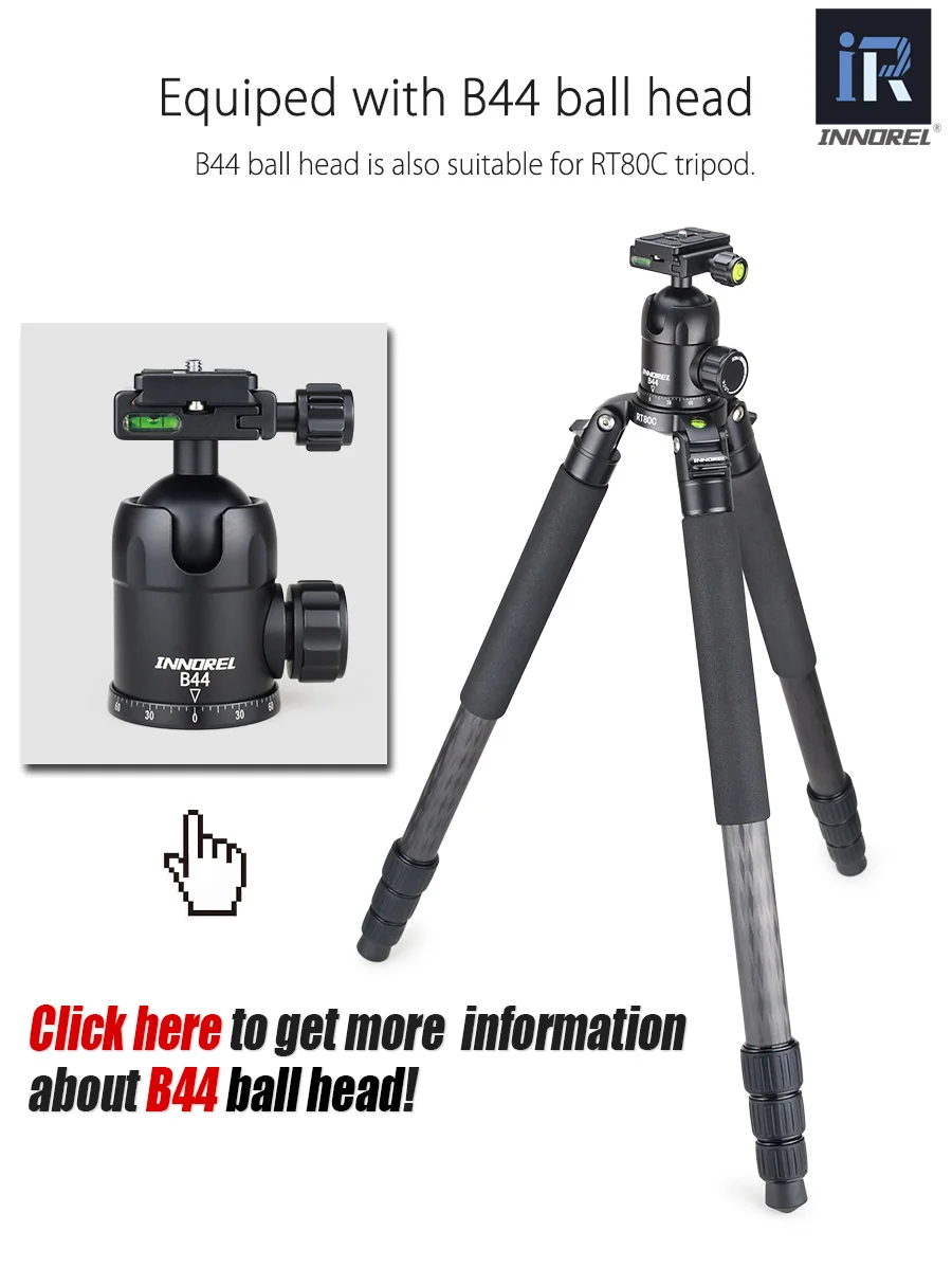 RT80C Профессиональный карбоновый штатив для DSLR камеры видеокамеры сверхмощный 20 кг Максимальная нагрузка чаша штатив наблюдения за птицами камера стенд