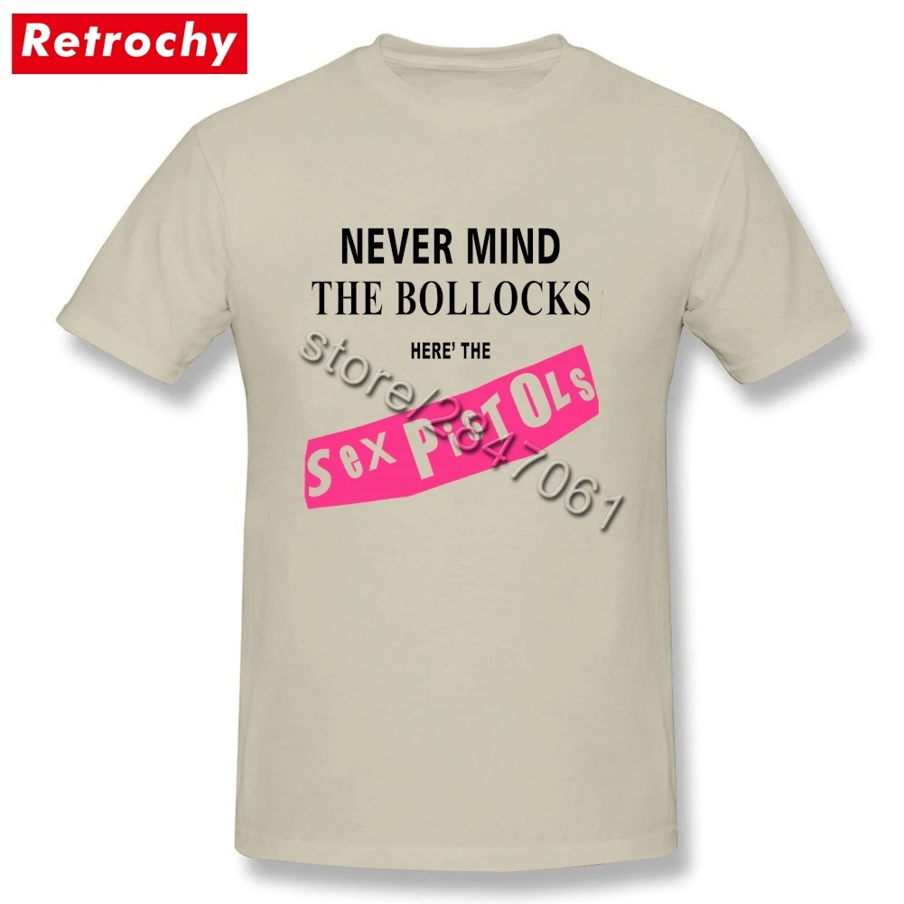 Желтая британская секс-рубашка с пистолетами Never Mind The Bollocks для мужчин, сумасшедшая графическая рок-группа, футболки с коротким рукавом и круглым вырезом, футболки Merch - Цвет: Natural
