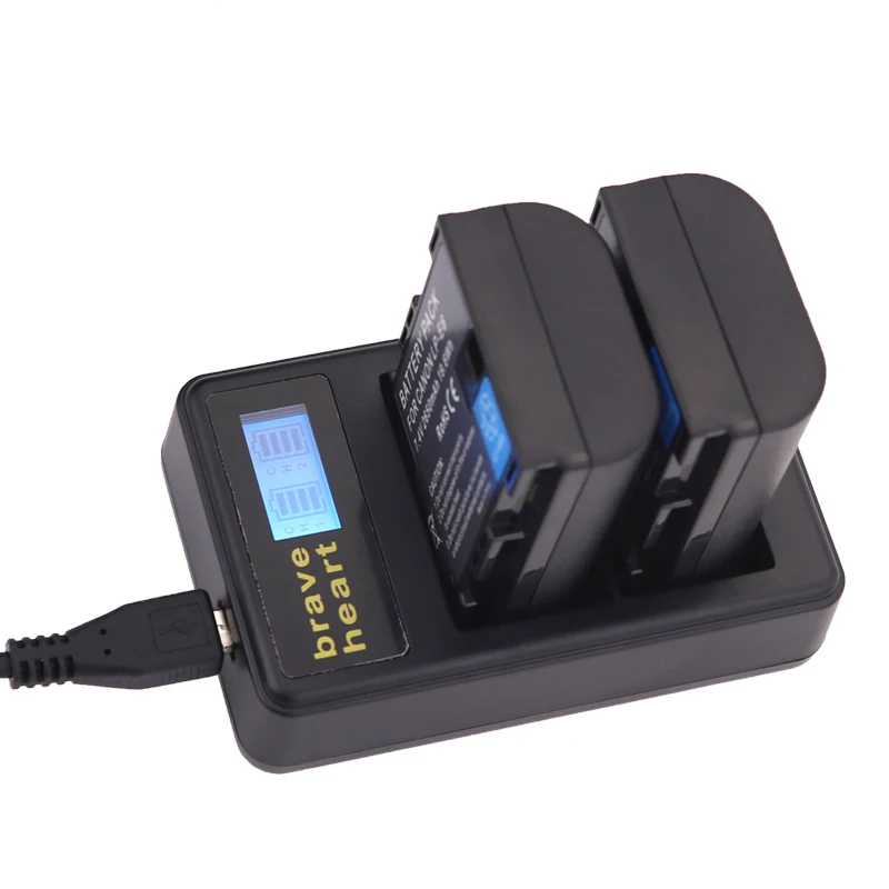 Горячая 2x2650 mAh LP-E6 LP E6 LPE6 Аккумулятор для камеры Canon 5D Mark II III 7D 60D EOS 6D 70D 80D аксессуары для canon