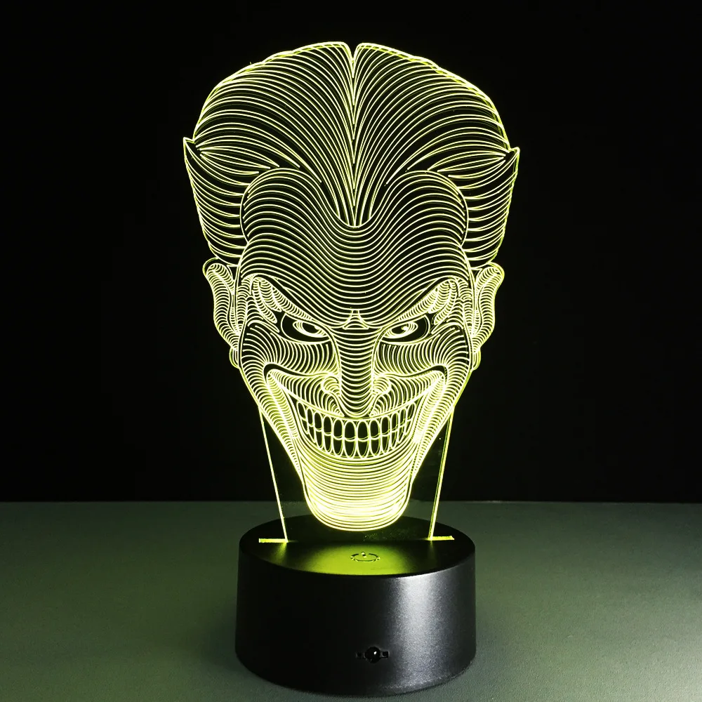 Костюмы на Хэллоуин для детей подарок Джек улыбающееся лицо 3D лампа персонажа