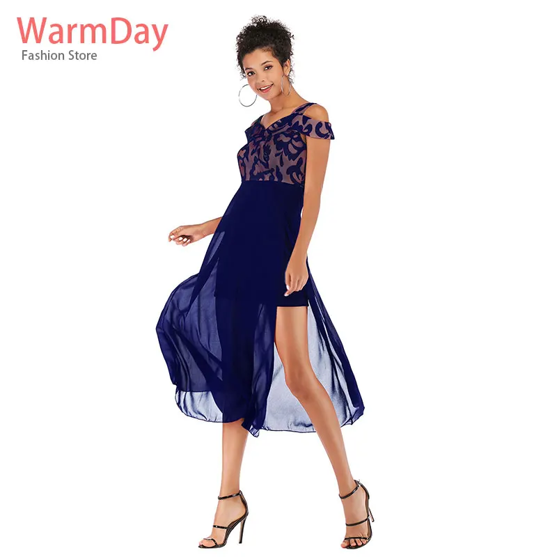 Warmday2019 летние женские вечерние винтажные Формальные Элегантное длинное