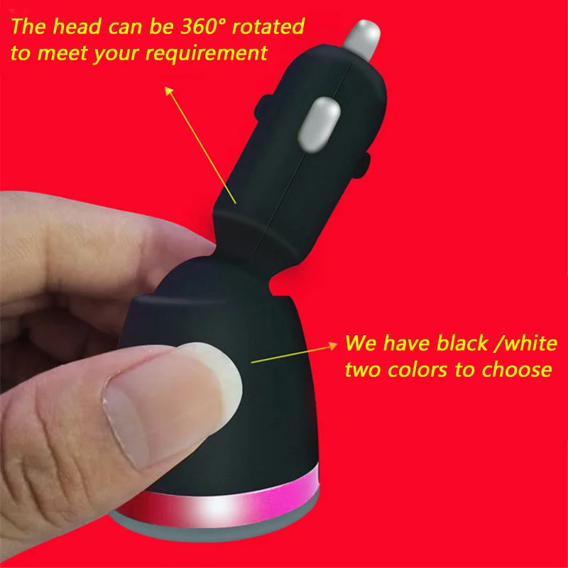 Новинка 2019 автомобильное зарядное устройство с цифровым дисплеем 2 usb порта