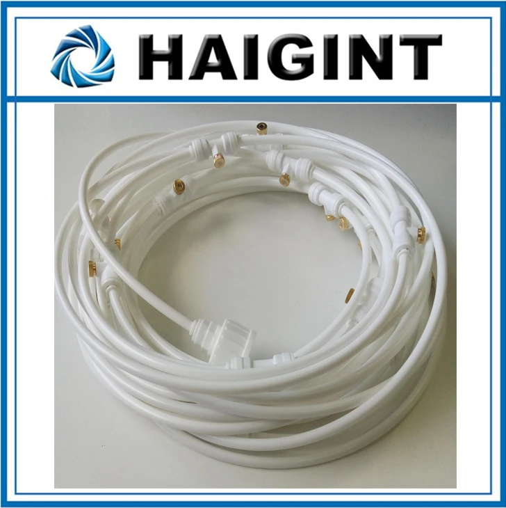 

0453 HAIGINT china supplier 12m standard white low pressure Working pressure 1.5-30bar fog misting line