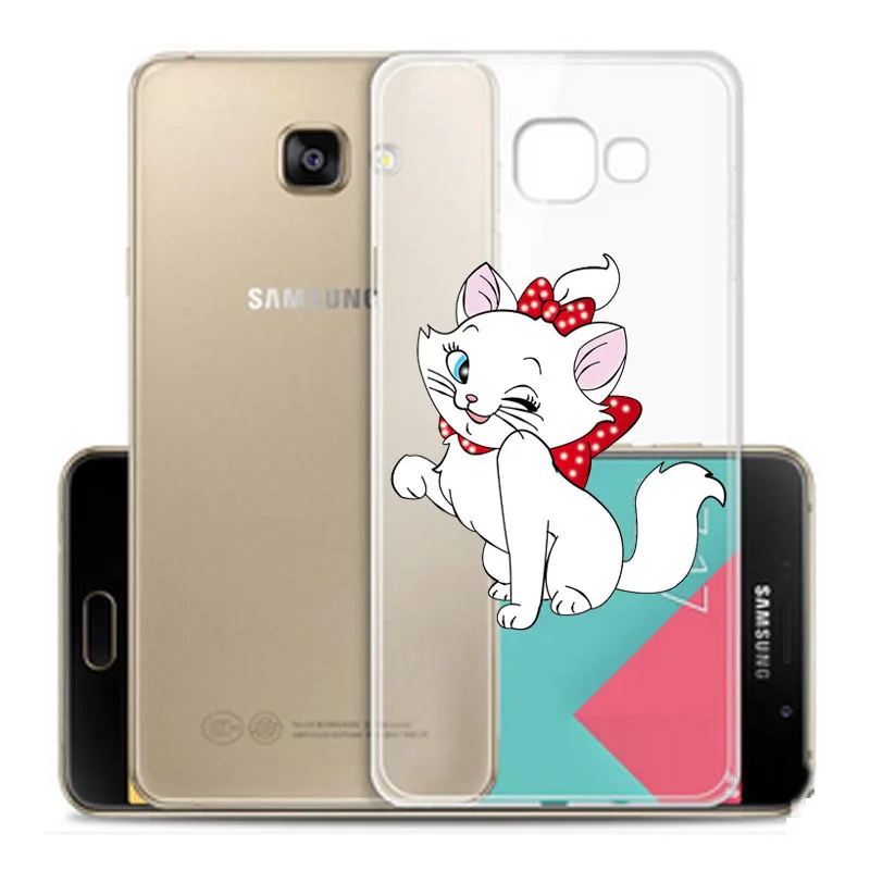Силиконовый чехол из ТПУ для Samsung 2016 2017 A5 A7 J3 J5 J7 A6 A8 с рисунком