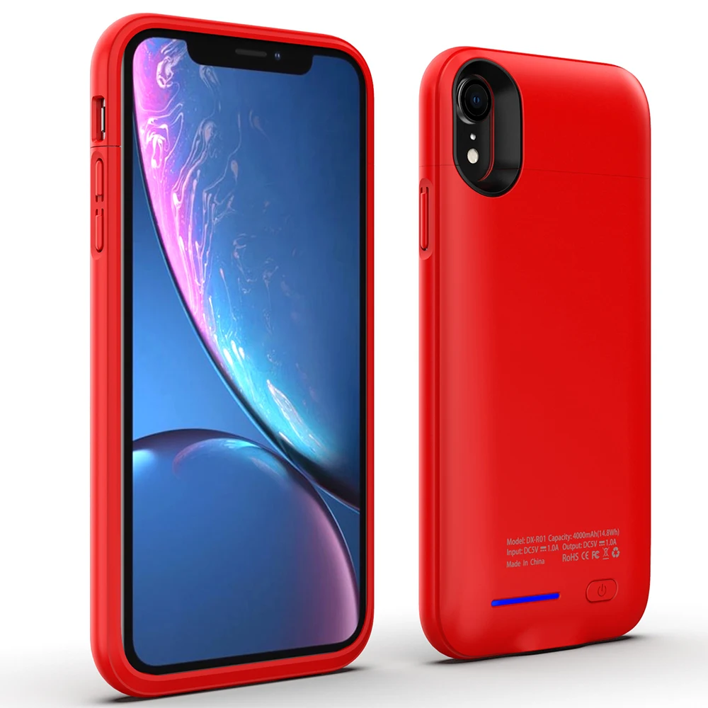 4000 мАч для iphone XR чехол батареи умный ультра тонкий магнитный адсорбционный