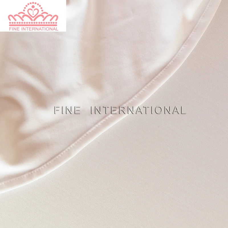 6 футов белый прямоугольный из спандекса скатерть лайкры Обложка с swag для свадьбы