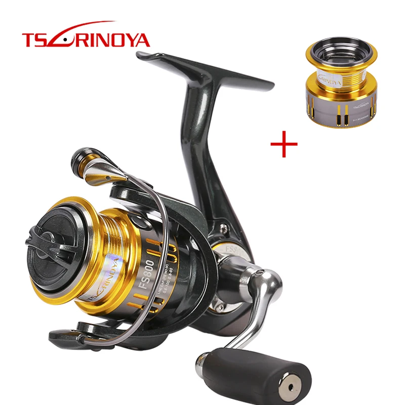 TSURINOYA FS 800 1000 светильник спиннинговая Рыболовная катушка с запасная Катушка 5 2: 1 9 +