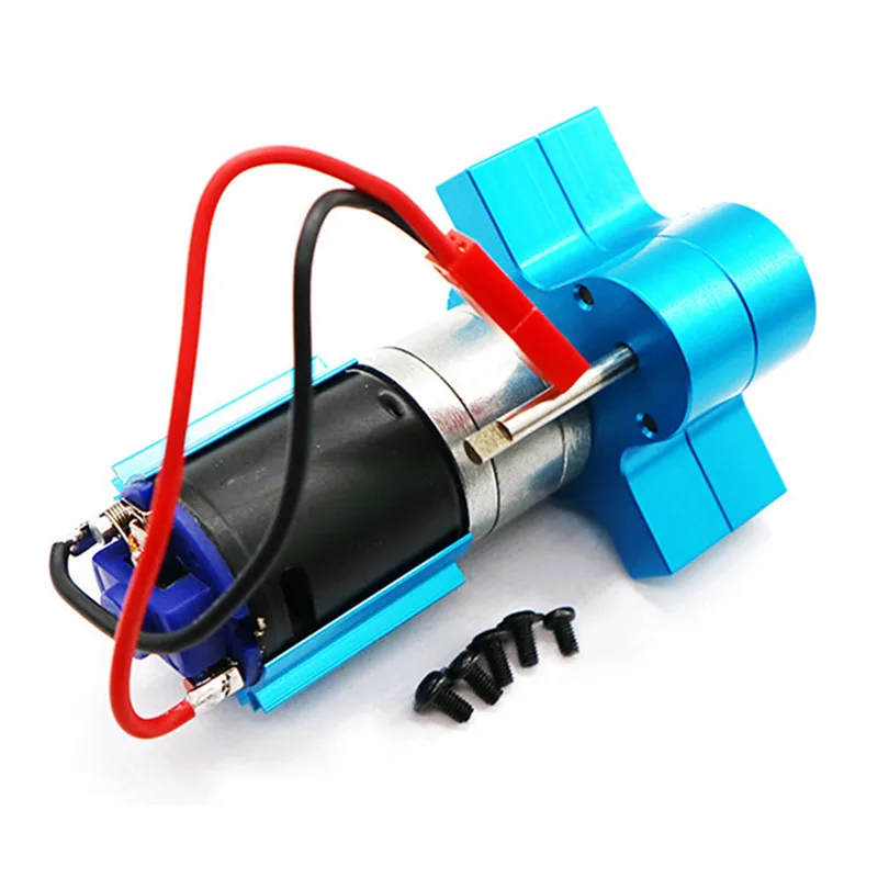 Металлическая коробка передач с 370 двигателем для WPL B 16 24 C24 1/16 RC запчасти