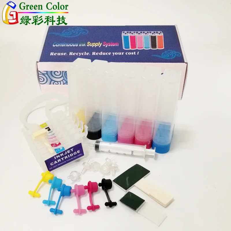 T0851N T0856N непрерывной подачи чернил Системы СНПЧ для Epson Stylus Photo 1390 T60 R330