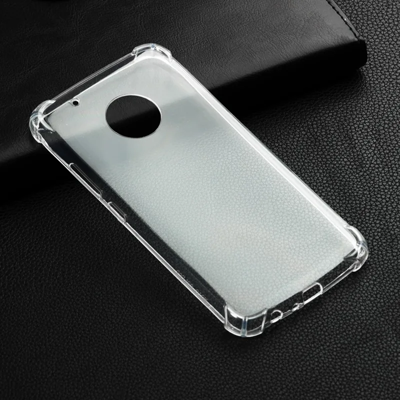 Luxur HD Прозрачный чехол для Motorola Motor G5 мягкий TPU двигателя Plus защита от пыли подушка