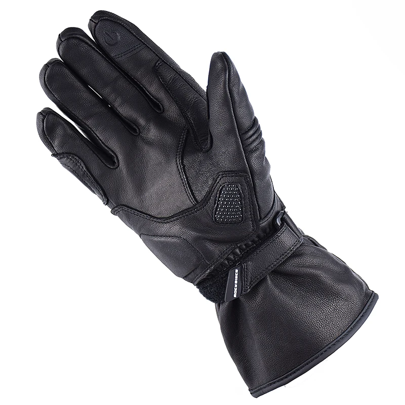 ROCK BIKER GORE-TEX, зимние теплые водонепроницаемые перчатки для езды на мотоцикле, кожаные ветрозащитные перчатки для езды, Guantes Luvas MOTO Gants