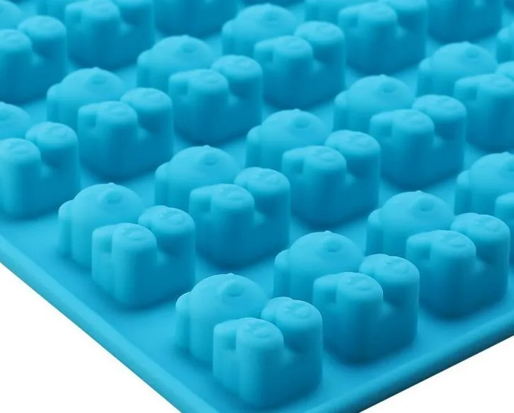 Hot 50 Maker Tray Silicone Novelty Gummy Chocolate Candy Cavity Ice Mold Bear | Дом и сад