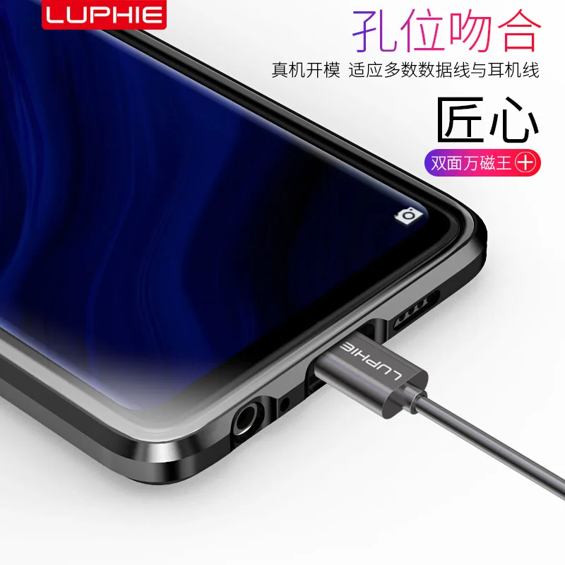 Роскошный защитный Магнитный чехол на весь корпус для huawei P30 Pro чехол 360 прозрачная задняя крышка из закаленного стекла для huawei P30 чехол