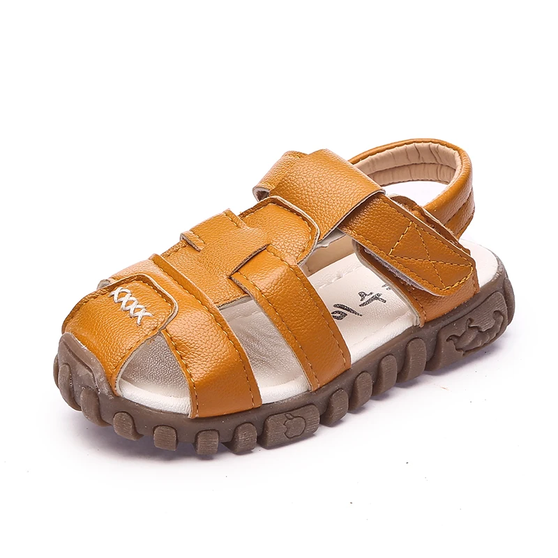 Kids Shoes Boys Sandals 2020 Summer Children Casual Comfortable Soft Sole Toddler Baby PU Leather Beach |
