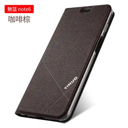 Meizu M6 Примечание чехол M6note Чехол Флип кожаный силиконовый черный для полной