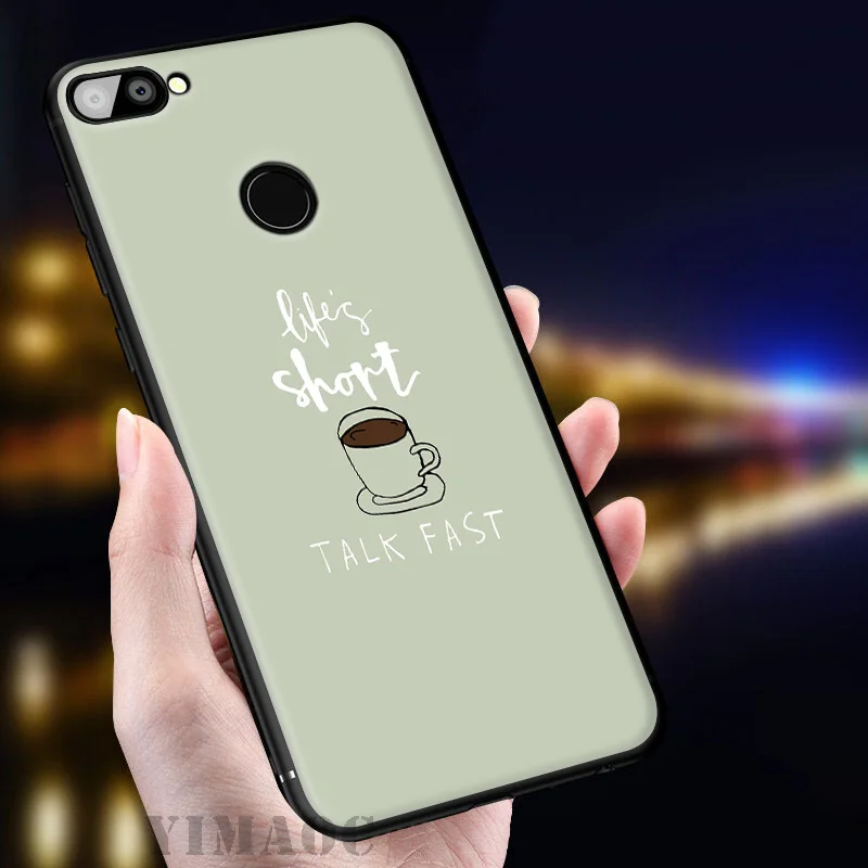 YIMAOC Gilmore Girls Coffee Soft Case for Huawei Honor View 20 10 8X 8 8C 6A 7A 7X 7C Lite Pro Y9 Y7 Y6 Prime 2018 2017 |