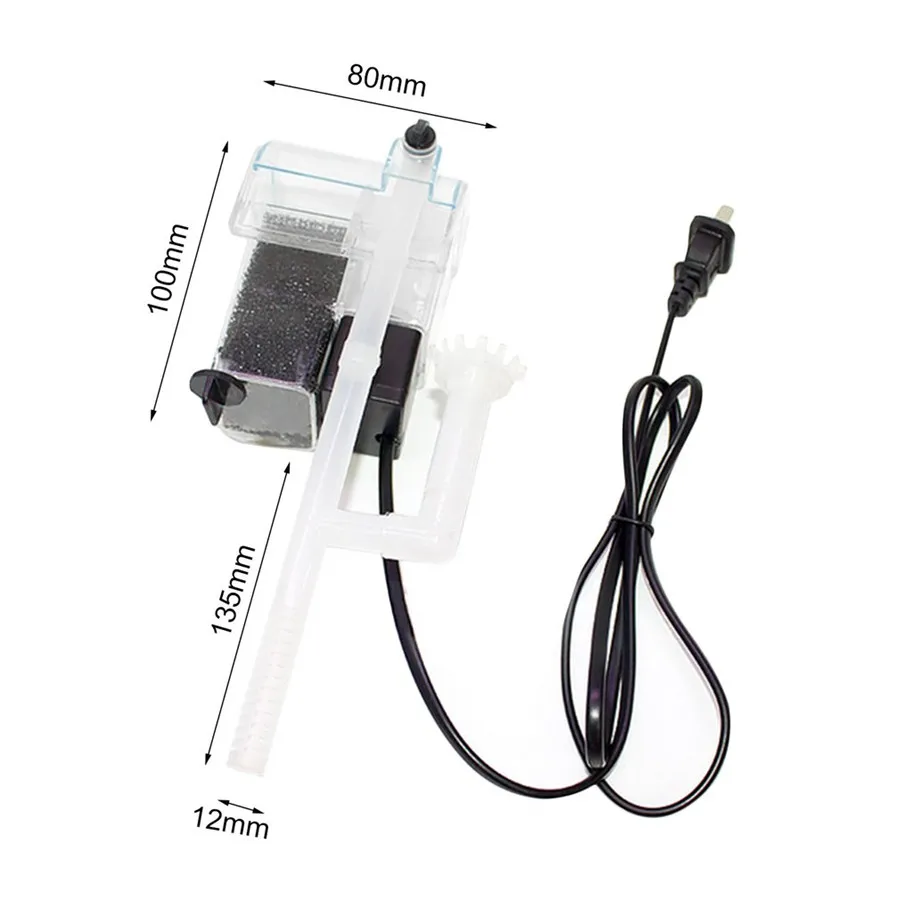 3 Вт подвесной внешний фильтр для аквариума водяной насос циркуляции кислорода в