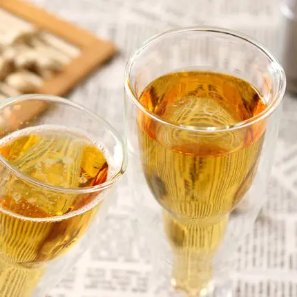 Взрывобезопасная изоляционная креативная двухслойная стеклянная кружка для