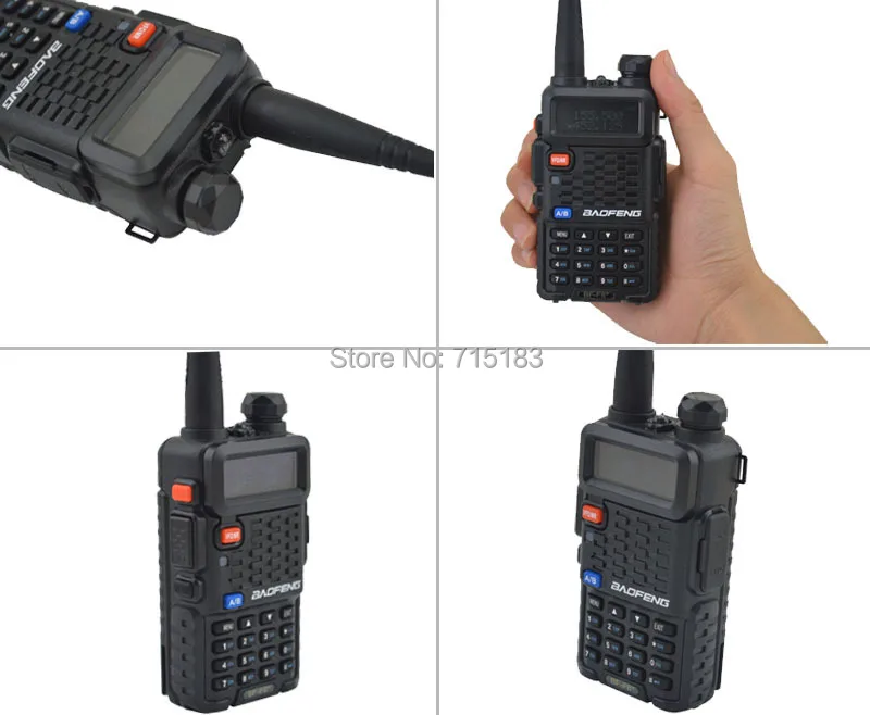 2016 Baofeng BF F8 + VHF136 174MHz & UHF400 520MHz Dual Band 5W/1W 128CH FM 65 108MHz с бесплатными наушниками