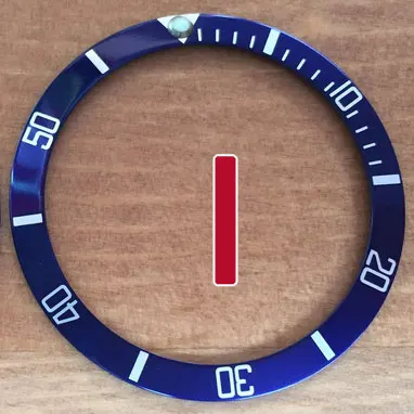 I 37,4 мм/30,7 мм светящийся алюминиевый Pepsi часы рамка для Rolex RLX SUB GMT Master часы 16800,16610, 114060 чехол запчасти инструменты - Цвет: I
