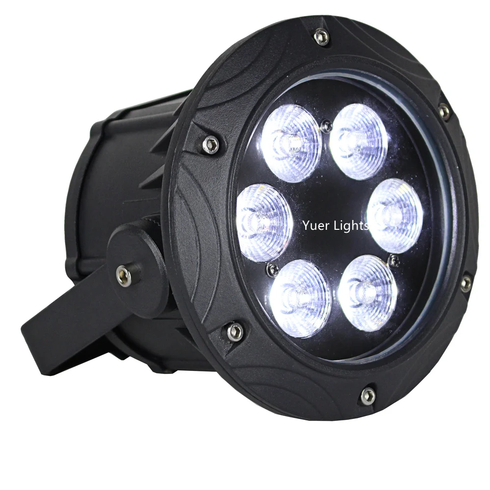 Водонепроницаемый Карманный Par 6X10 Вт RGBW 4в1 открытый Par огни DMX512 управление для диско Dj проектор праздничные рождественские украшения