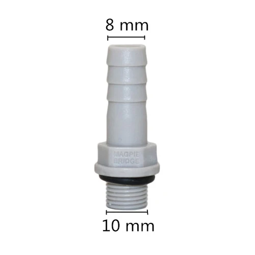 8 x 10 mm 1/", 1/4" резьба до 6/8/10/12 мм прямой разъем для шланга Пластик-Сталь аквариумный воздушный насос совместный трубы адаптер - Цвет: 8 x 10 mm