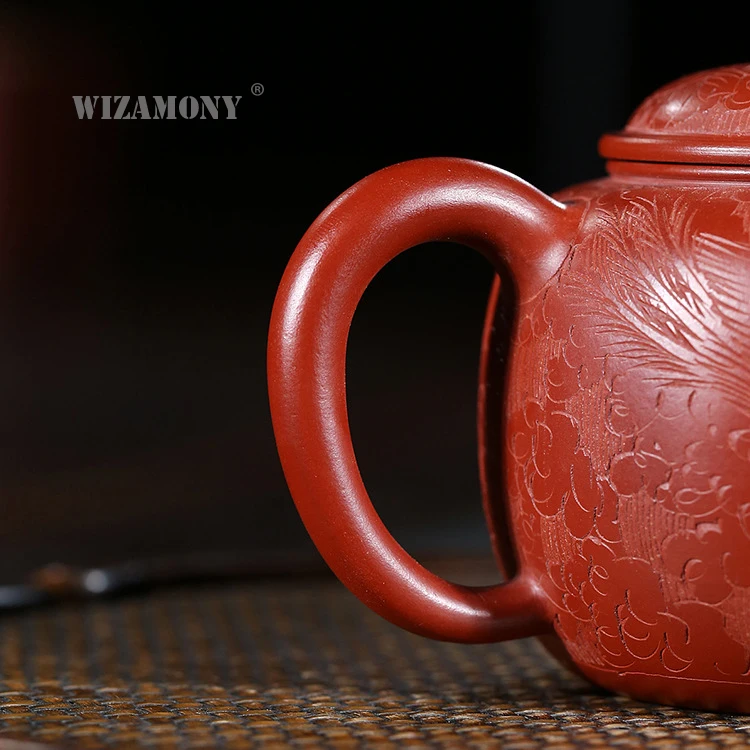 Чайный набор из фиолетовой глины ручной работы WIZAMONY чайный керамики Zisha Arts xishi
