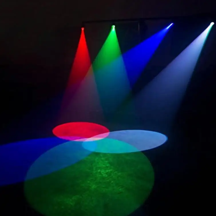 15 Вт RGBW DMX Светодиодный светильник для сцены точечный луч Точечный