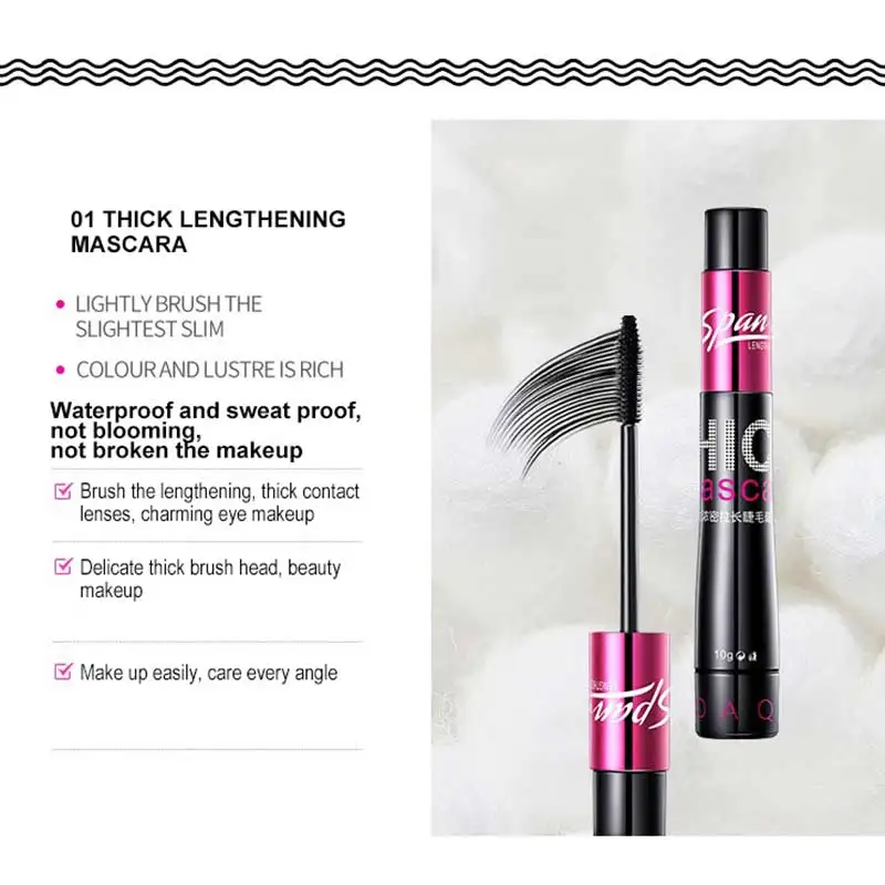 BIOAQUA Brand 2 In 1 Mascara Makeup Set Eyelash Extension Lengthening Volume 3D Fiber Waterproof Cosmetics 2pcs/Lot |