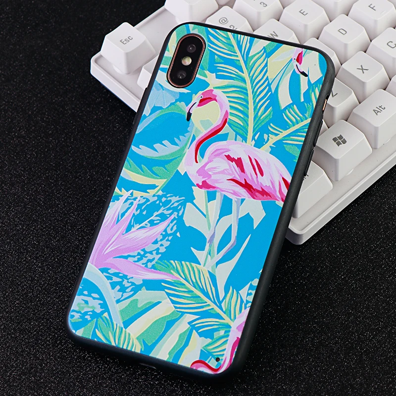 Hollow Mobile Phone Cases for iPhone 6s 7 8 Plus X XS MAX XR Floral Case Fitted Soft TPU Silicone Cell Covers Accessories | Мобильные