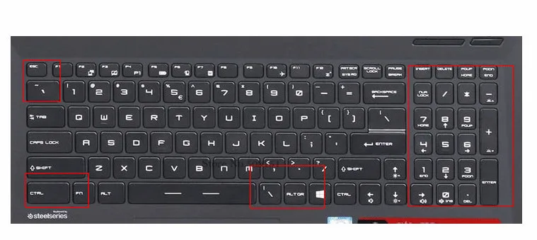 17,3 15,6 дюймовый ноутбук Клавиатура Защитная крышка для MSI GL62M GF62 GP63 gp62m GT63 GT63VR GL63 GF62VR GS72VR GF75 GV62 PL62 PL60