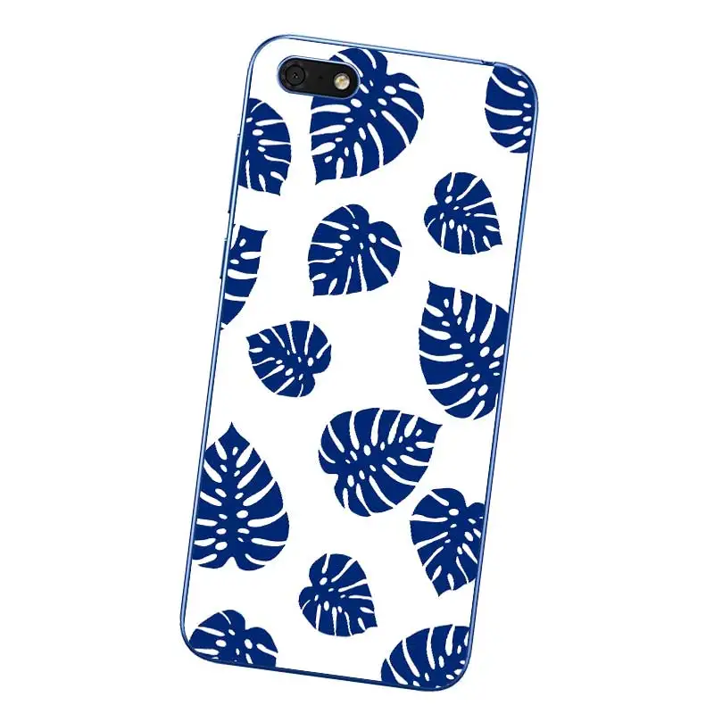 N250 Art Leaf Soft TPU Silicone Case Cover For Huawei Honor 8C 8X 9 10 20i V10 V20 Note10 Max Lite Magic2 |