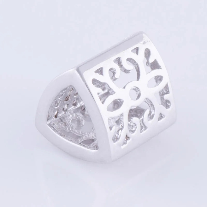 1 шт. продажа ювелирных изделий винтажная циркониевая Геометрическая бусина для