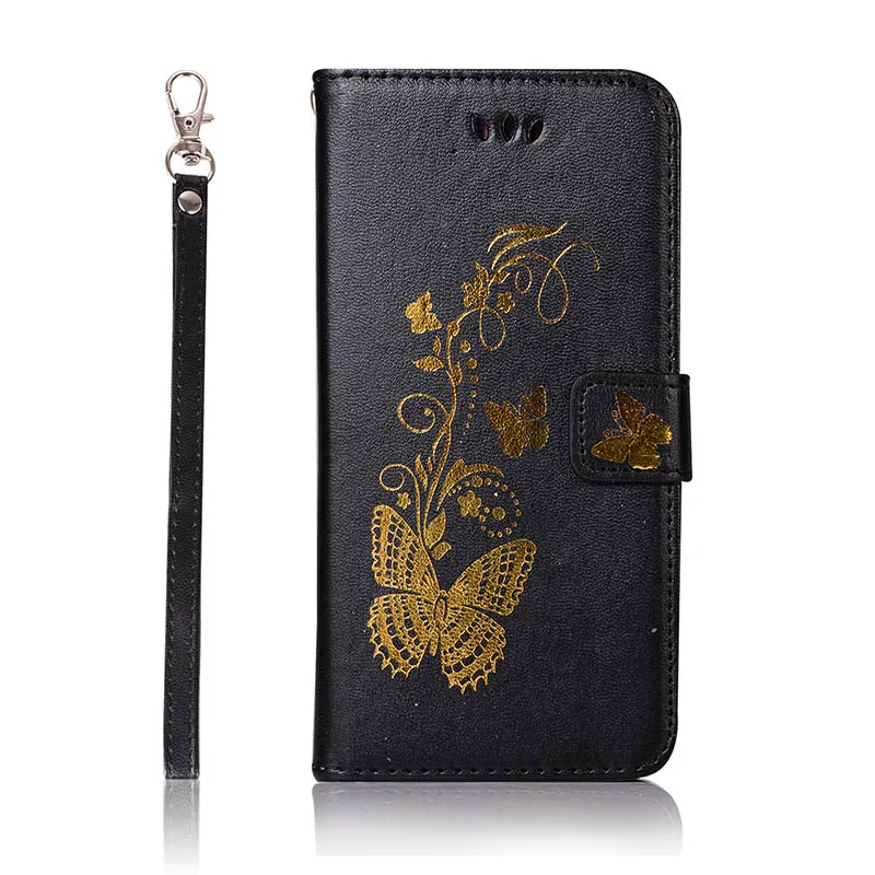 Чехол для samsung S3 Neo SIII S4 S5 S6 Edge Plus S7 Edge S8 S9 Note 4 5 8 9 кожаный чехол-книжка с откидной крышкой мягкий чехол - Color: Black