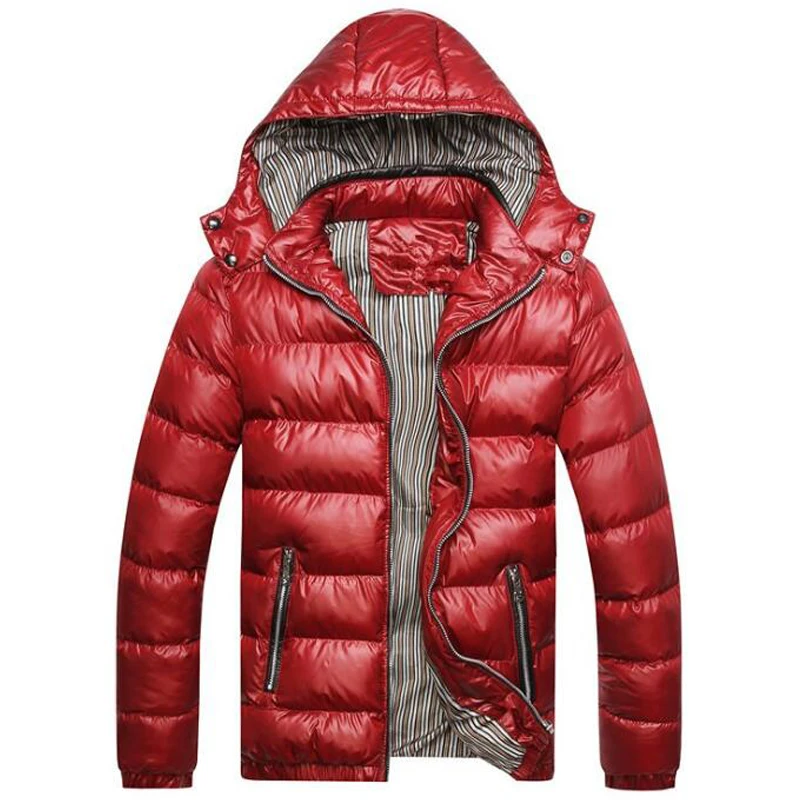 Мужская зимняя куртка с подкладкой модная капюшоном парка зимние куртки 3XL 4XL 5XL