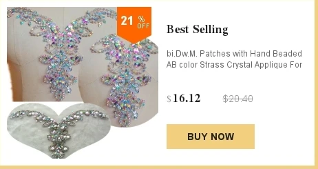 Bi. Dw. M, креативные стразы, аппликации, патчи 35x22 см, синие, королевские, расшитые бисером патчи, аппликация с блестками, пришивная одежда, свадебная, сделай сам