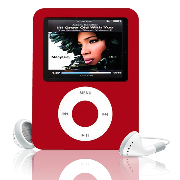 MP3 плеер 8 ГБ 1 &quotLCD медиаплеер FM 3 го поколения 6 цветов A57|MP3-плееры| |
