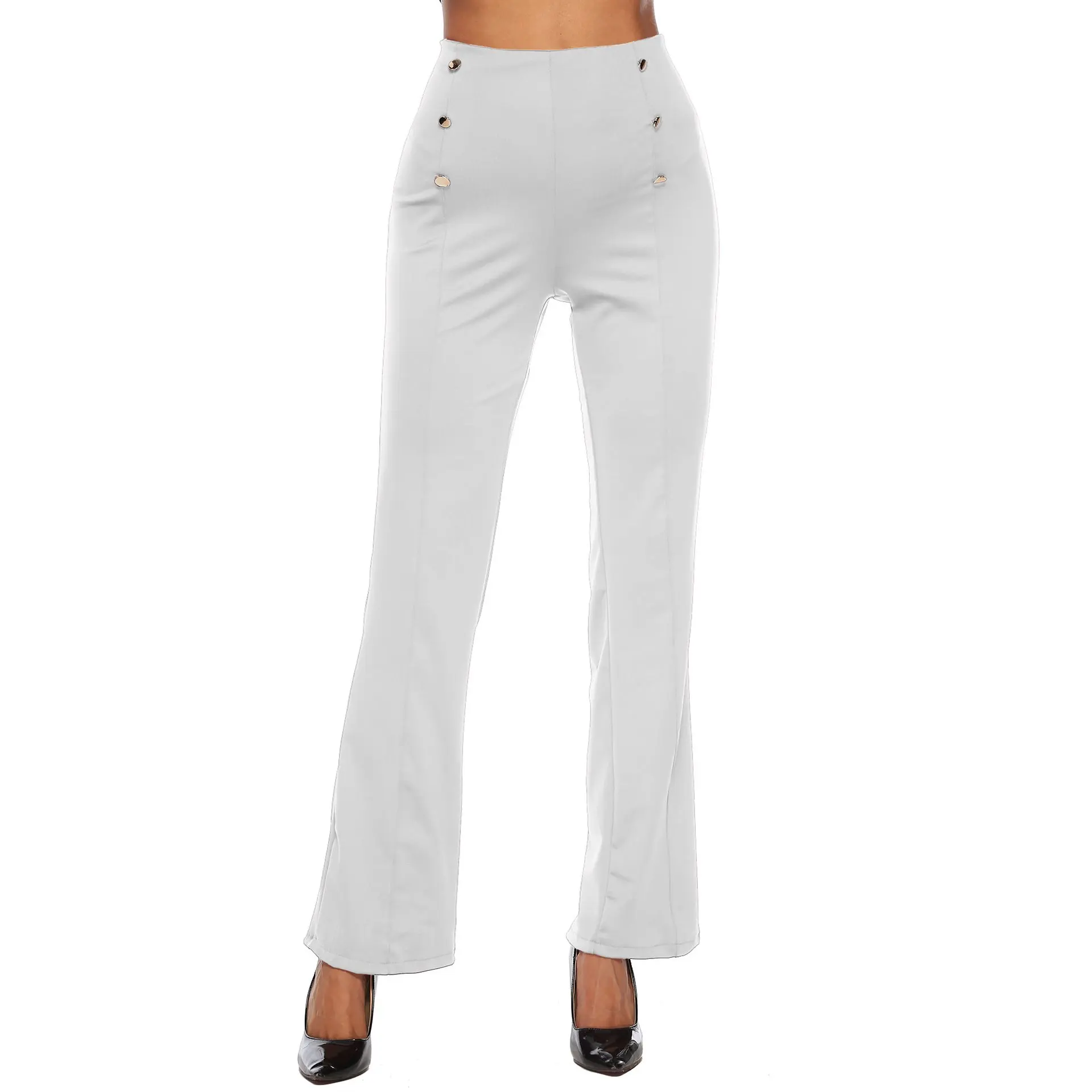 Женские широкие брюки с высокой талией Pantalon Mujer Real Vadim новинка 2019 | Женская одежда