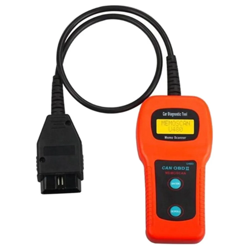 U480 16-pin OBDII мини автомобиля диагностический сканер OBD 2 сканирования инструмент