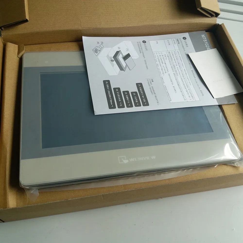 10 1 дюйма HMI MT8102IE дюймовая сенсорная панель Ethernet Замена MT8101iE MT8100ie Weintek Weinview Новый в