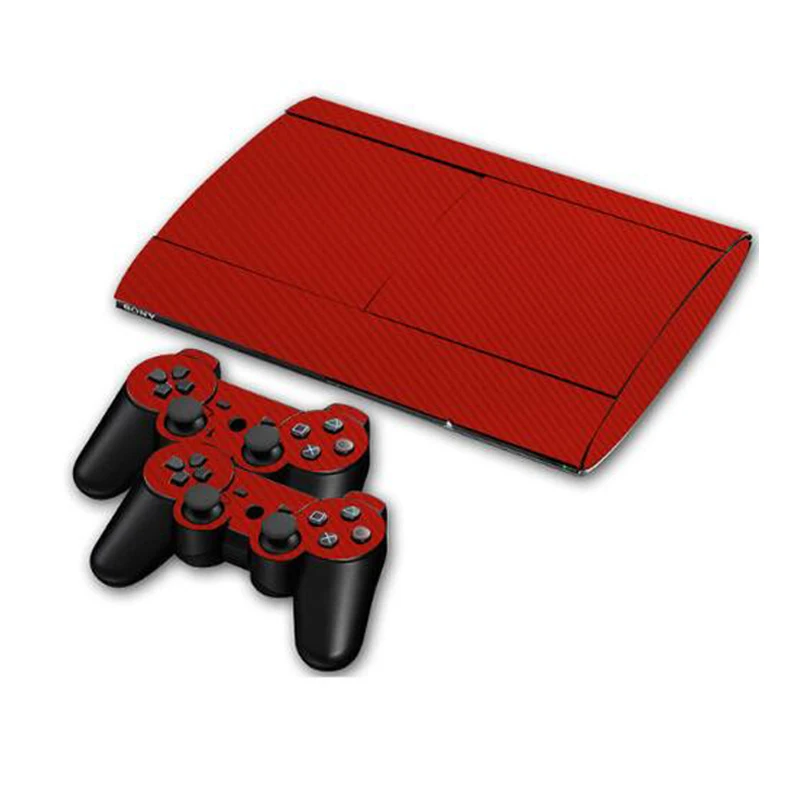 Виниловая защитная пленка из углеродного волокна для Sony PS3 Super Slim 4000 и 2