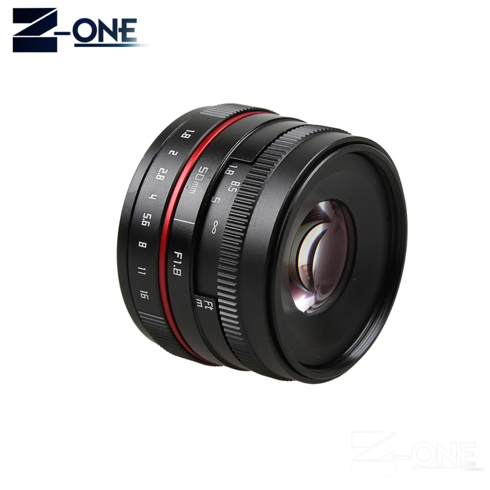 Новый объектив камеры 50 мм f/1 8 APS-C F1.8 для SONY E Mount A6500 A6300 A6100 A6000 NEX-7 NEX-6 NEX Series |