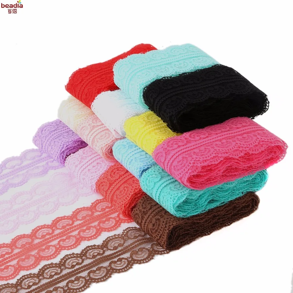 Высококачественная кружевная лента с вышивкой ширина 45 мм 5 12 ярдов/сумка 14