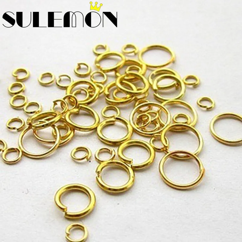 Открытые соединительные кольца из цинкового сплава разных размеров фурнитура